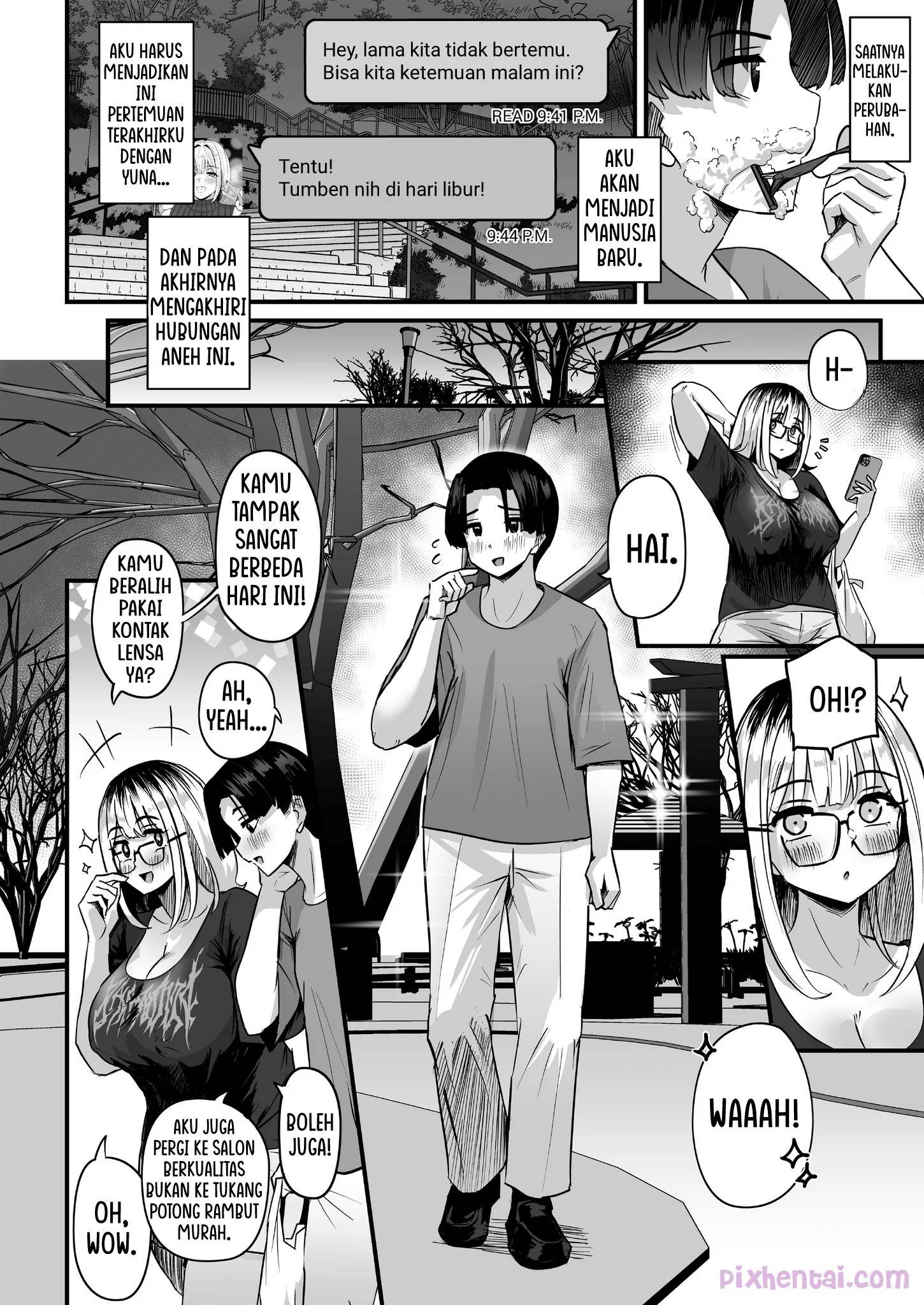 Komik hentai xxx manga sex bokep Chounyuu Papakatsu Gal ni Papatto Nuite Morattara 29